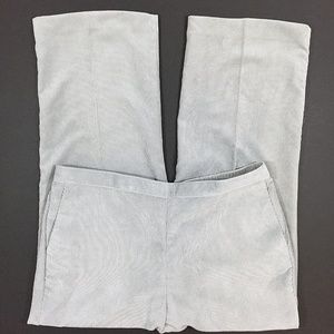Alfred Dunner Glacier Lake Corduroy Pull On Pants Size 18 Gray Back Elastic